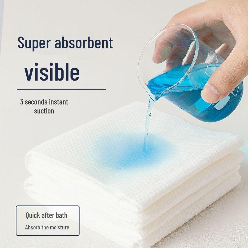 Individually Packaged Sterilized Disposable Bath Towels for Travel, Hair Salons & Hotels - Compressed & Thickened.