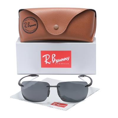 RBsunny Bărbați Ochelari de Soare Clasici Fără Ramă Femei Bărbați Exterior Condus Sport Dreptunghi Ultralegeri Condus Femei Ochelari Casual
