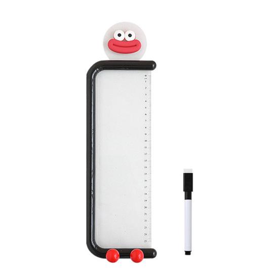 Monitor Memo Board Acrylic Message Panel Transparent Side Mount for Computer Monitor Multi-Functional Clip Phone Stand And Ruler Office Desk Organizer