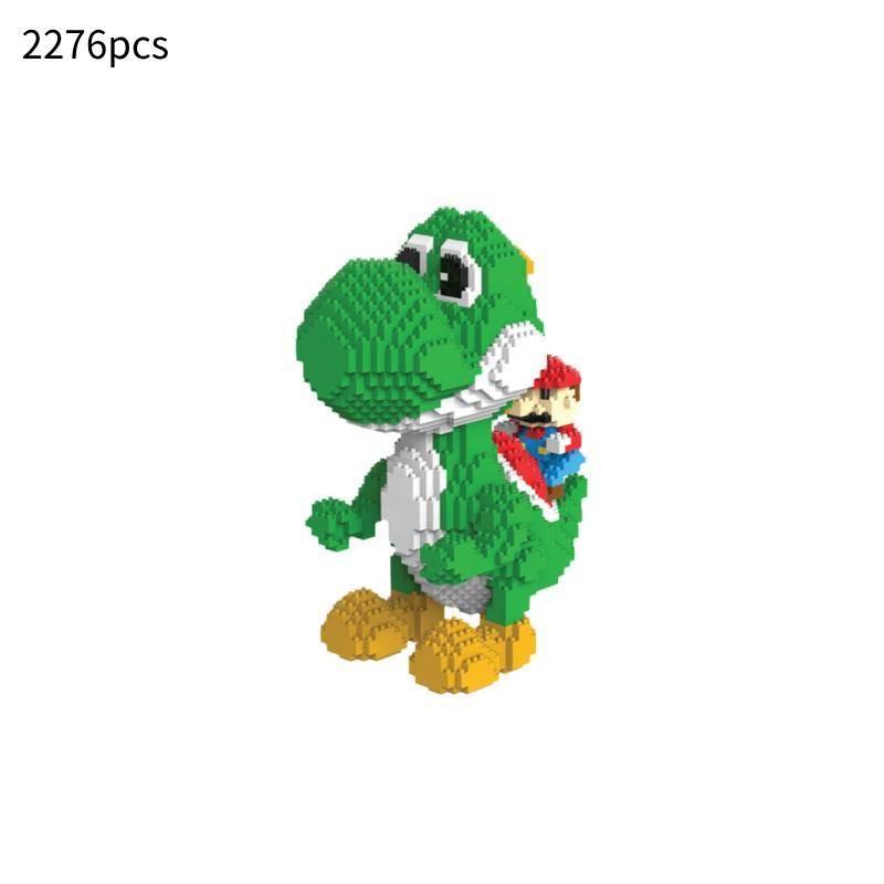 Classic Yoshi Mario Building Blocks Set Featuring 800 High Quality Creative Pieces