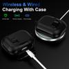 Earphone Case For AirPods 4 Gen Pro 3 2 Hybrid Leather Skin Shockproof Phone Stand Cover For AirPods Pro 3 2 with Keychain Switch Lock