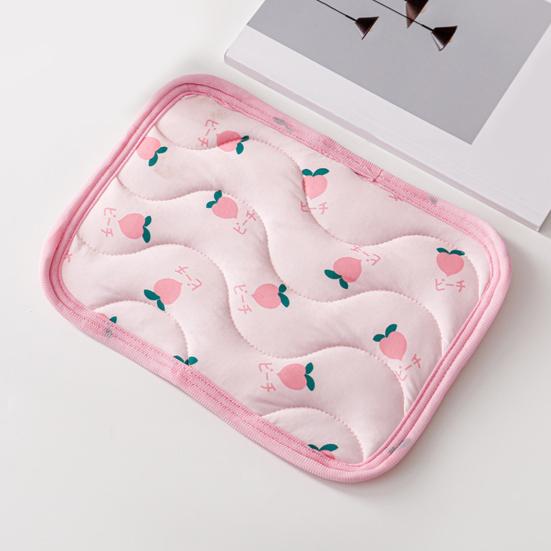 Hamster-Pad, rutschfeste Unterseite, kühles Gefühl, Cartoon-Muster, kühlendes Eistuch, Hamster-Schlafkissen, Haus, Heimtierbedarf