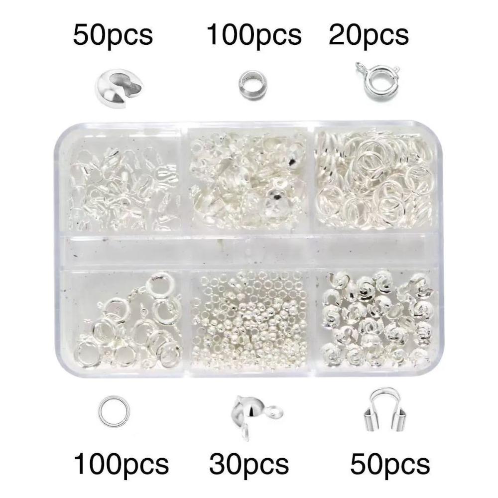 DIY Jewelry Making Supplies Kit 6/12 Grids Jewelry Accessories Set Jewelry Findings Set Bracelets