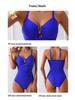 Schlankmachender europäischer und amerikanischer einteiliger sexy Sling-Badeanzug für Damen