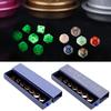 DND-Würfelablage und Würfelaufbewahrungskoffer - für Rollenspiele - Würfel Würfel Schutzbox Spiele Würfel Organizer Halter für Schmuck - Schmuckstücke