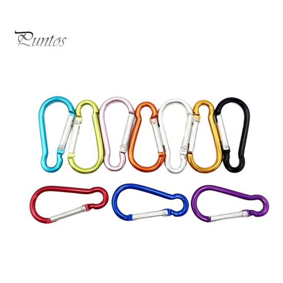 Mountaineering Buckle 10Pcs Backpack Strong Load-bearing Gourd-shaped Aluminum Climbing Carabiner Alloy Fast Hanging Key Outdoor Accessories