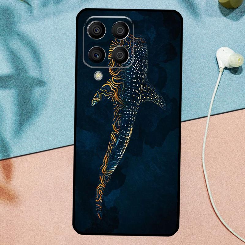 Ocean Whale Shark Animal For Samsung Galaxy M33 M35 M55 M15 M12 M13 M14 M34 M54 M53 M21 M31 M11 M32 M52 M06 M16 Case