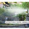 Garden Sprinkler Spike Lawn Grass Motion Activated Water Animal Cat Dog Pet Repellent Deterrent Sprinkler Pest Repellent Black