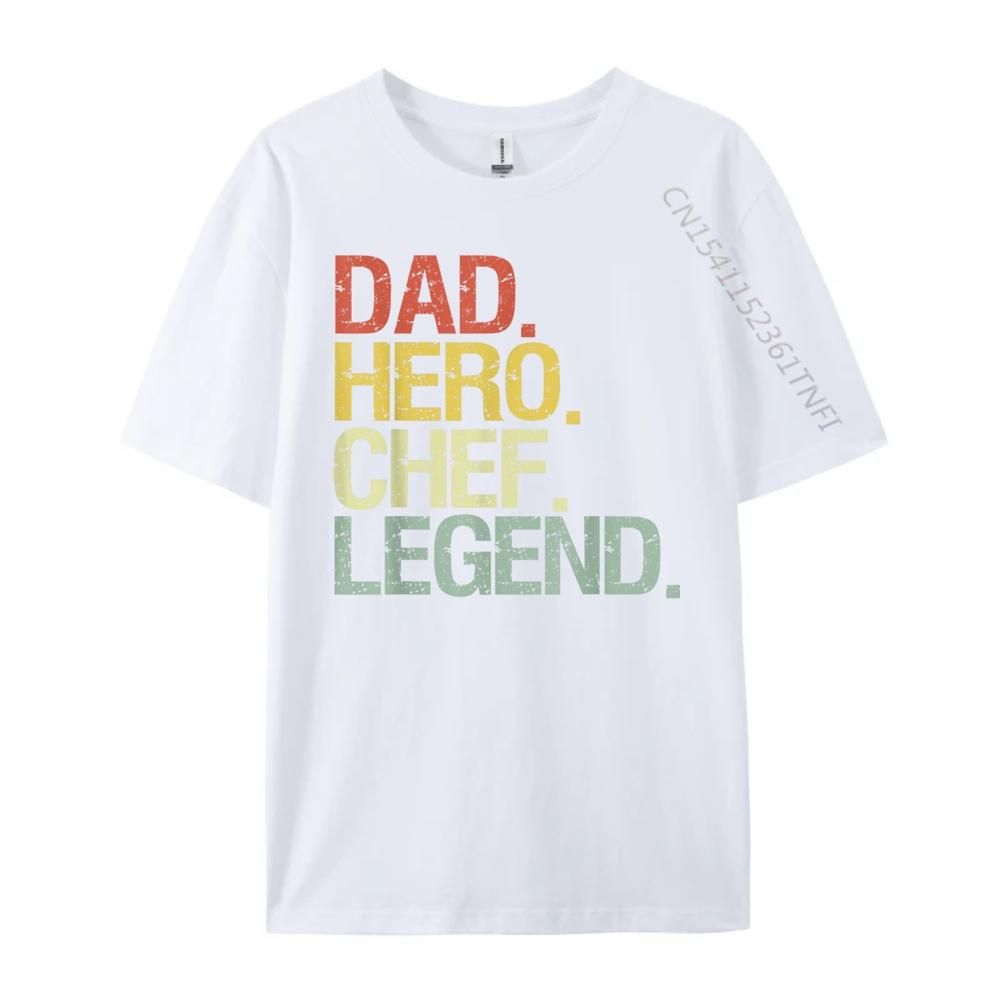 Funny Chef Legend Dad Vintage T Shirts SOFT Streetwear Men Classic Mens Korean Fashion Sale Halloween