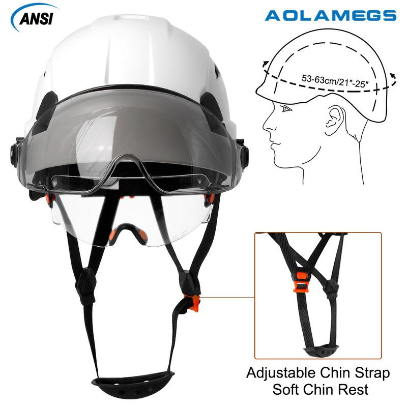 Bluetooth 5.0 Noise Reduction Earmuffs With Construction Safety Helmet For Engineer ABS HardHat with Visors Industrial Hat ANSI
