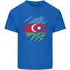Torn Azerbaijan Flag Azerbaijani Day Football Unisexs Light Cotton TShirt
