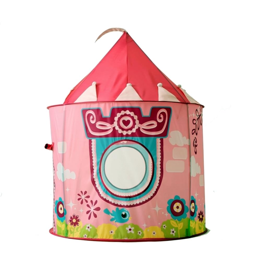 Floving Kids' Tent, Foldable with Light, Kids Tent House, Indoor Tent with Storage Bag, Princess Tent, Toy, Sleeping Tent, Educational Toy, Kids'
