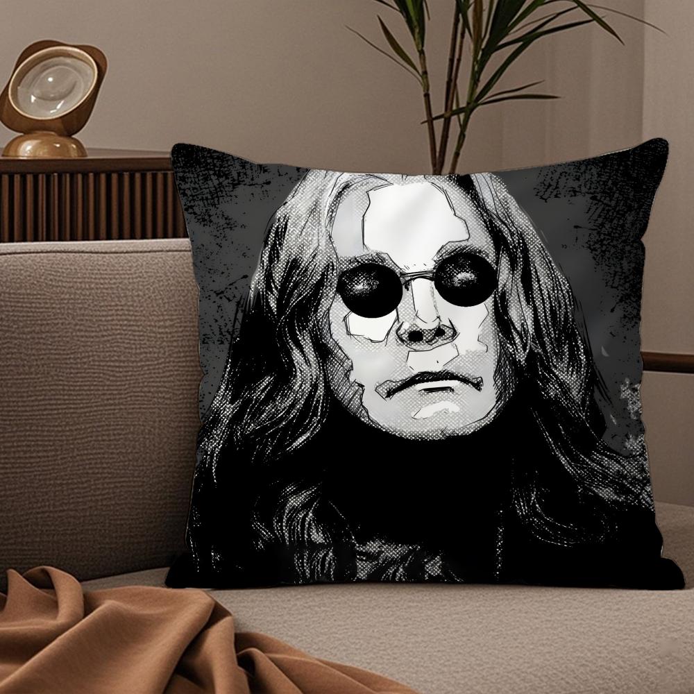 Rest Prince Of Darkness O-Ozzy Osbourne Black Sabbath Pillow Case Silky Elegant Comfort Sofa Bed Invisible Zipper
