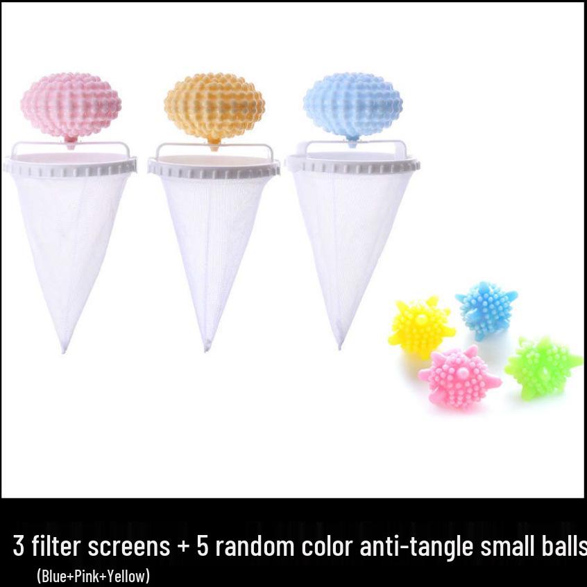 5th Gen 2-in-1 Washing Machine Lint & Debris Filter with Mesh Bag and Laundry Balls