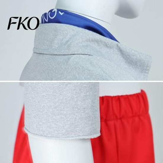 Polyester Cosplay Set 1 Eleven Costumes Women Top Scarf Shorts Pantyhose Costume Halloween Outfits for Girls Parties Fan Gatherings Photo Shoots