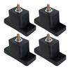 Air Conditioning Shock Pads 4Pcs Rubber AC Condenser Shock Absorbing Pads Damping Compressor Feet Anti Vibration Pad for Air