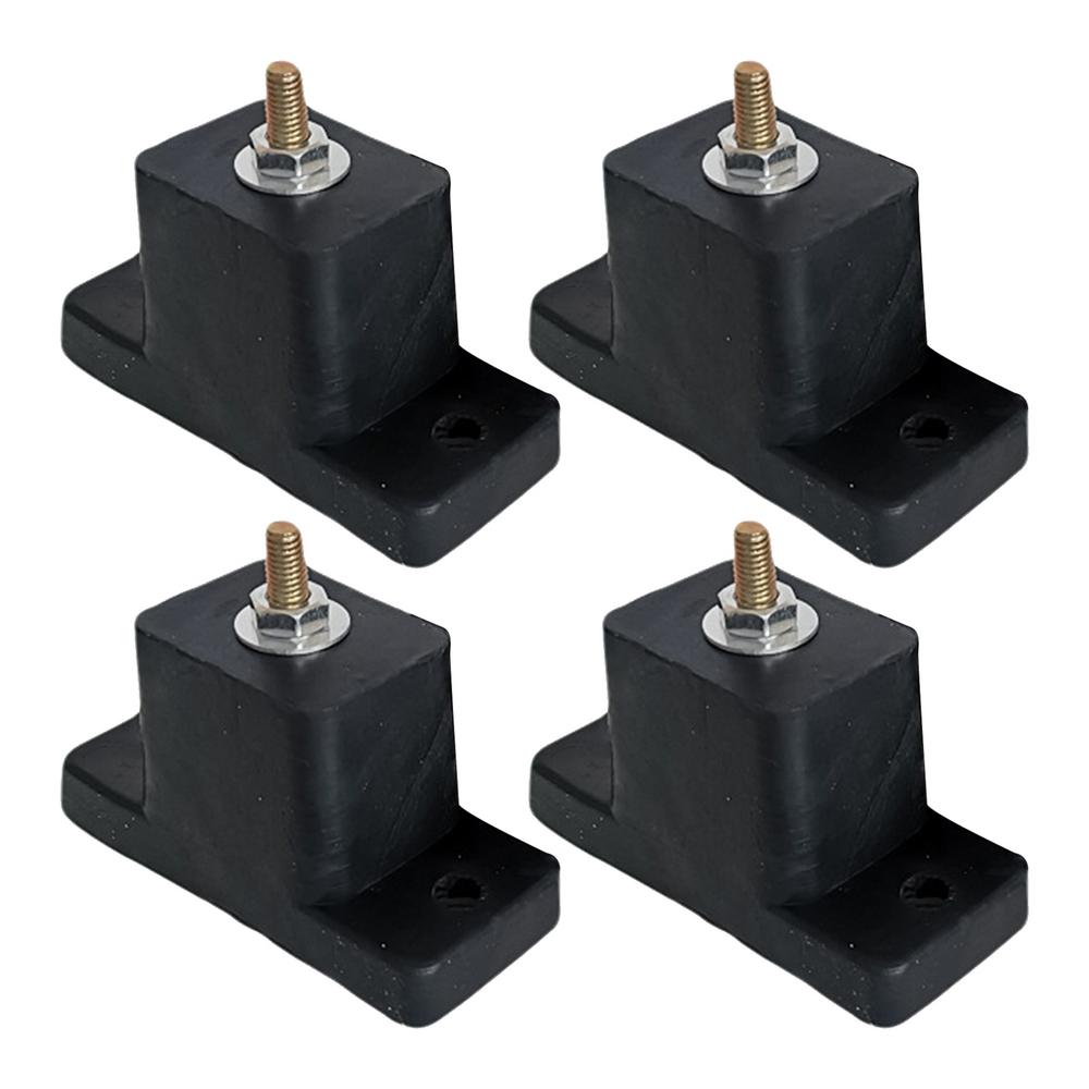 Air Conditioning Shock Pads 4Pcs Rubber AC Condenser Shock Absorbing Pads Damping Compressor Feet Anti Vibration Pad for Air