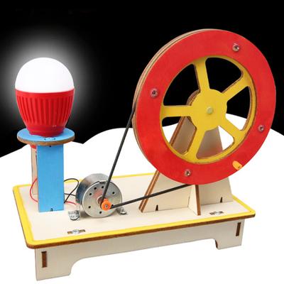 Kit Esperimento Scientifico Fai-da-te con Generatore a Manovella Giocattoli Artigianato Tecnologico Creativo Ausili Didattici di Fisica Regali per Bambini