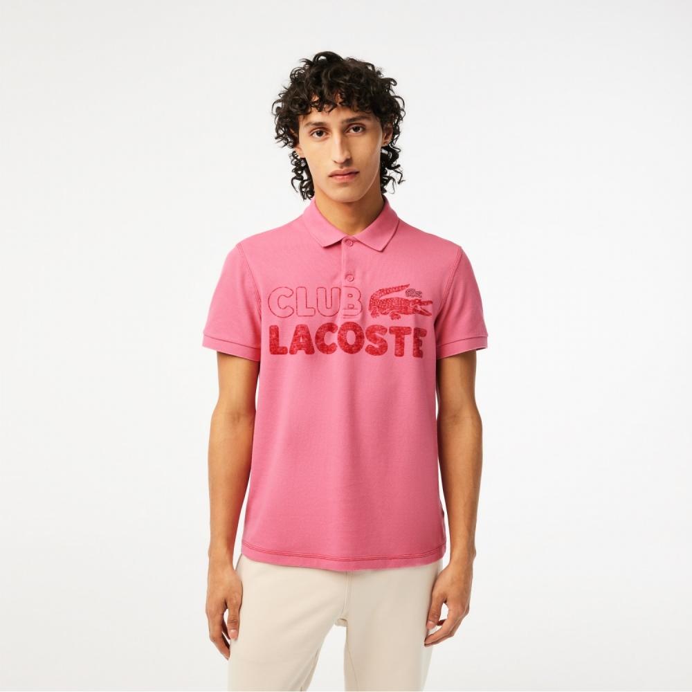 

LACOSTE Мужская летняя рубашка поло с рисунком PH545253G 2R3