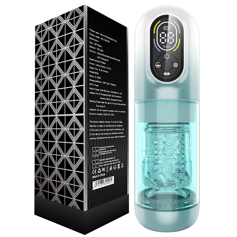 Automatic Male Masturbator - 7 Pleasure Modes (Sucking/Vibrating/Pumping) Rechargeable Penis Pump, Hands Free Adult Sex Toys