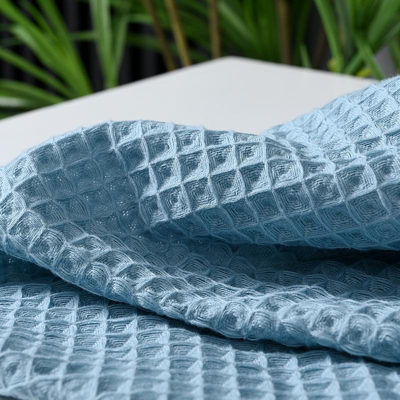 1 PC Class A Cotton Waffle Towel Combed Cotton Honeycomb Household Face Towel Soft Absorbent Comfortable Textile Towels for The Home