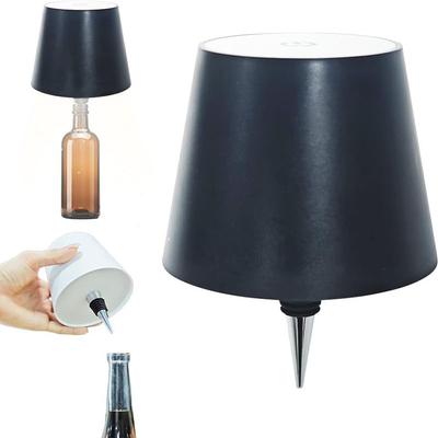 Wireless Bottle Led Table Lamp Touch Control 3 Colors Stepless Dimming Rechargeable Night Lamp for Bar Wine Bottles Cafe
