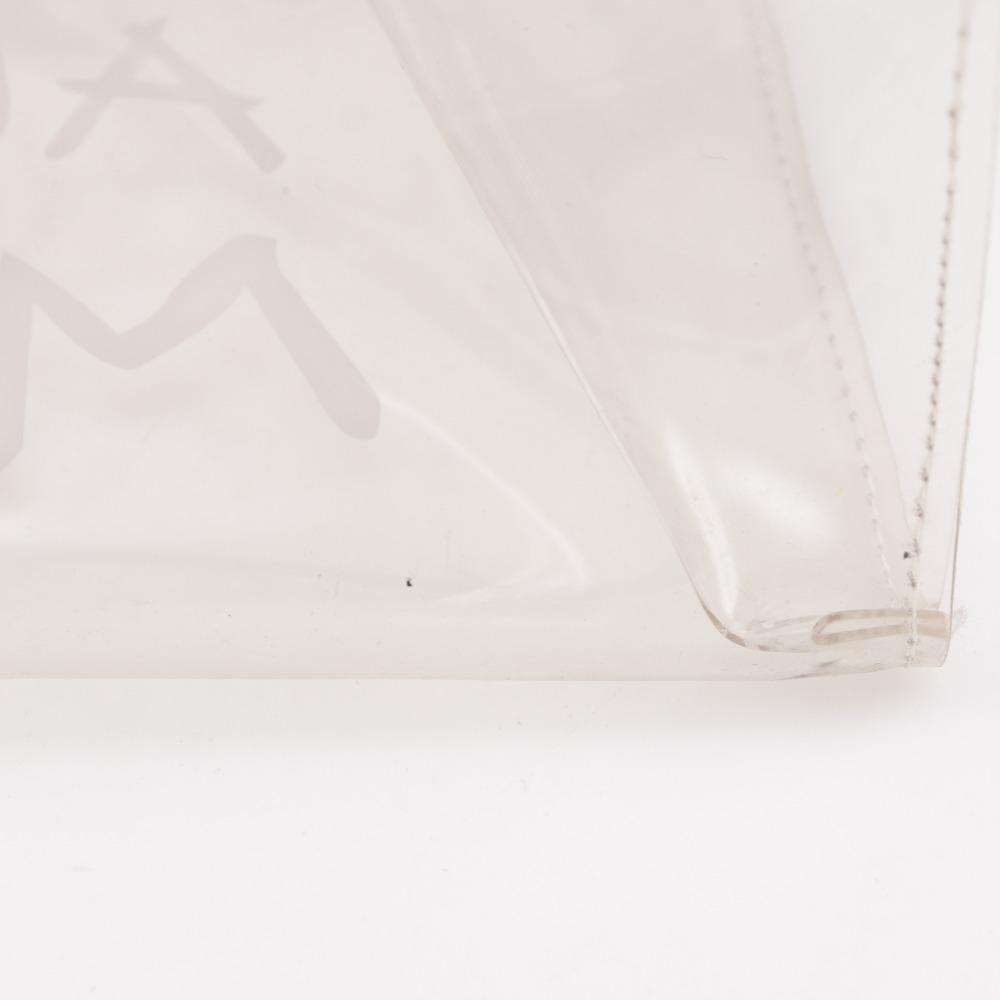 HERMES Plastics Kelly Handbag clear Plastics Women Used