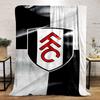 Fulham FC Logo Motif Blanket Print Blanket Soft and Cozy Perfect for the Living Room Bed Sofa or a Nap,gift