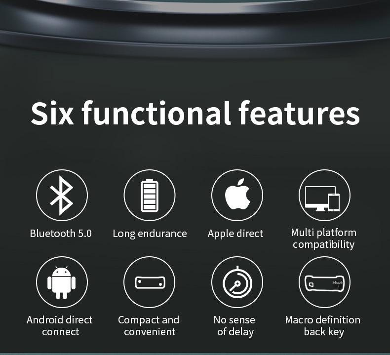 D3 Stretch Bluetooth 5.0 Wireless Game Controller for Android & iOS with MFI Direct Connection
