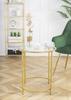 Beistell-Kaffeetisch Gold Glamour