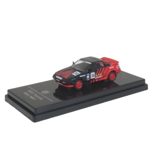 

PARAGON 1/64 scale Toyota MR2 Mk1 AW11 1985 Autocross Painted RHD Finished Model