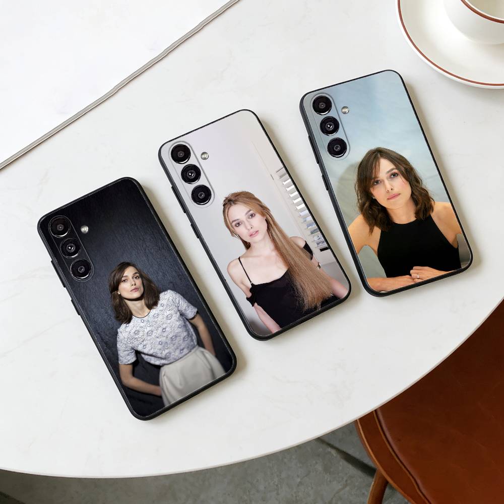 Keira Knightley Phone Case For Samsung Galaxy A20,21s,22,31,32,52,53,72,73,80,91 Soft Black Shell