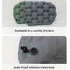 Ultralight Inflatable Seat Pad Portable Camping Cushion Thickened Waterproof Chair Mat for Outdoor Stadium Office