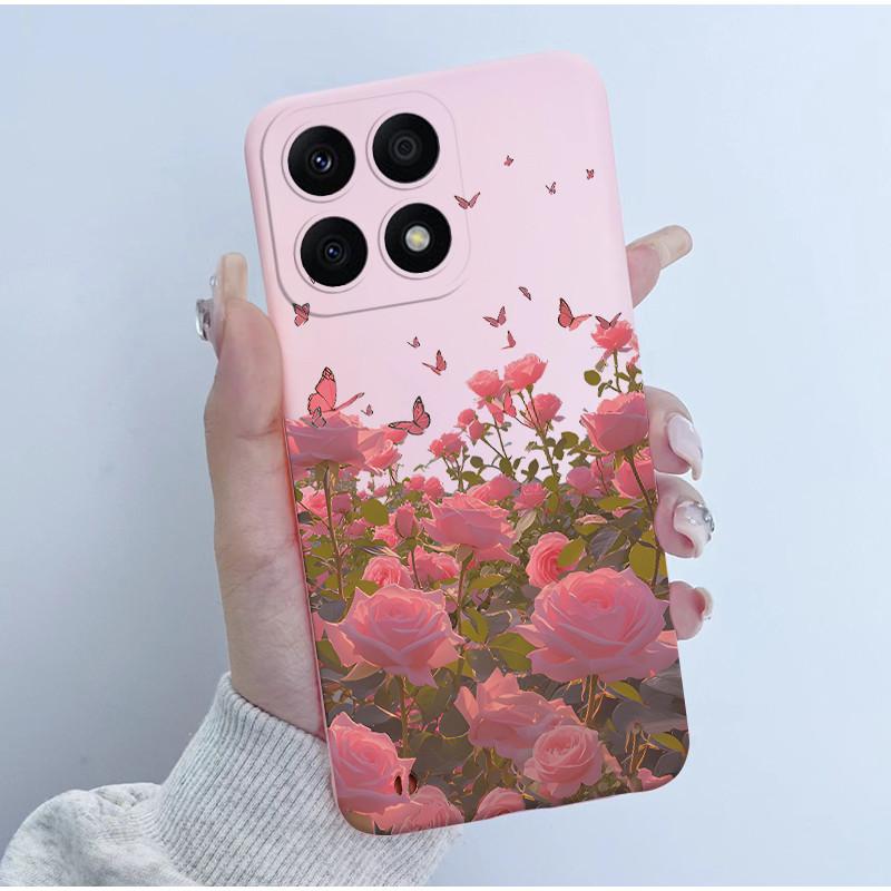For Huawei Honor X8a Case HonorX8a Soft TPU Silicone Cover Cute Cartoon Panda Phone Case For Honor X6a HonorX6a Plus Coque Funda