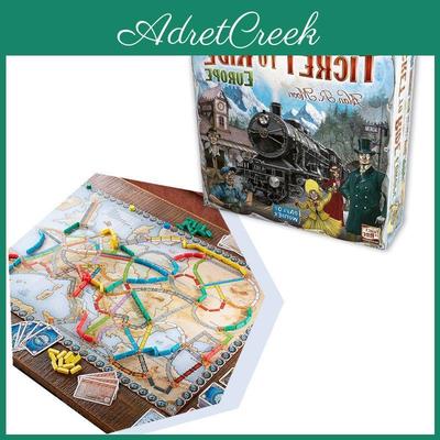 Ticket To Ride Europe Board Game For Quick And Easy Set-up Family Fun