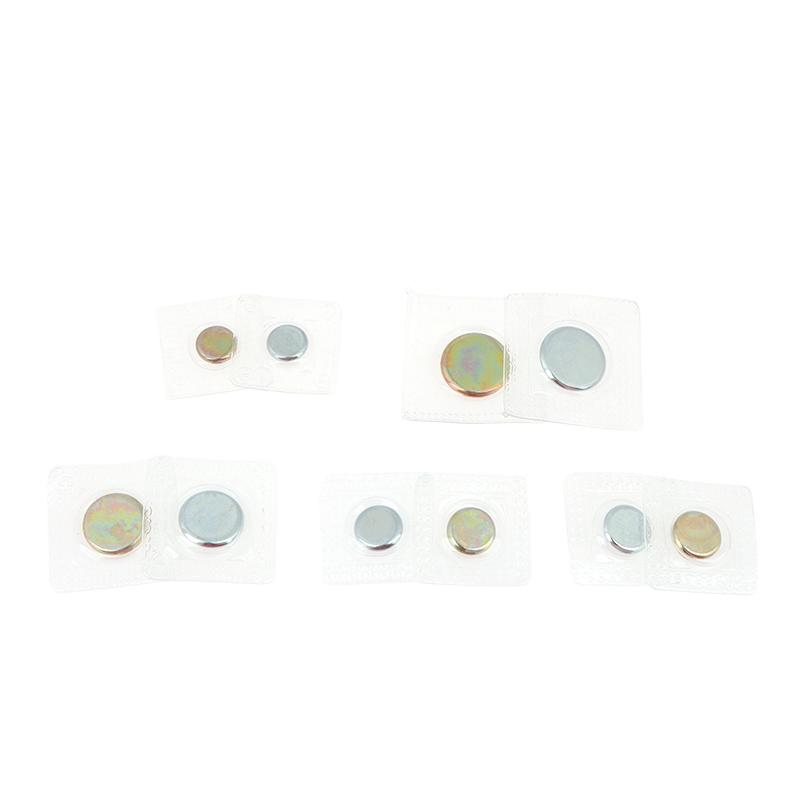 5Pairs Invisible Hidden Magnetic Metal Snaps Button Diy Accessories For Overcoat Handbag Garment Scrapbooking