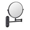 Kailer Wall-Mounted Double-Sided Rotating Telescopic Bathroom Vanity Mirror