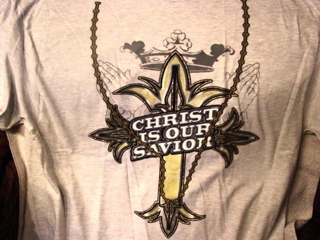 CHRIST IS OUR SAVIOUR ( RELIGIOUS ) T-shirt PLEASE READ DESCRIPTION XL