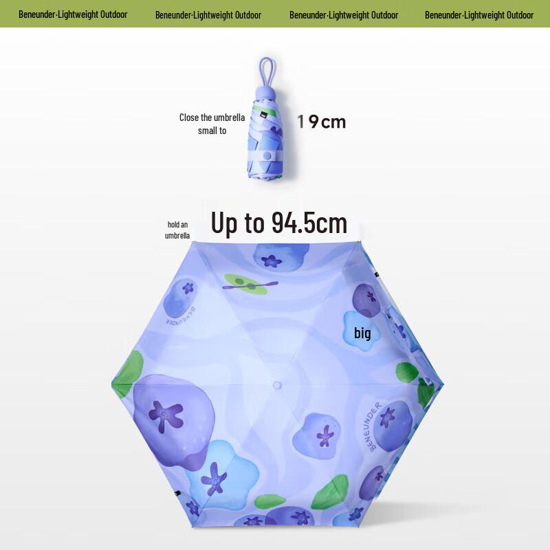 Beneunder BM527 Five-Fold UV Protection Umbrella