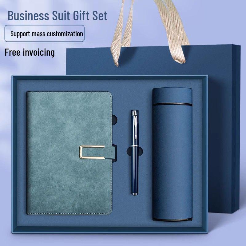 Luxury Logo Notebook Gift Set - Business Pages, Perfect for Corporate Souvenirs