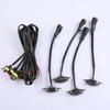 Universal Front Grill Running Lights Yellow Amber Lens 12V Waterproof 4Pcs Daytime Running Grill Light