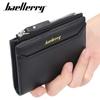 Short Men's Wallet Korean Version Multi Card Driver's License Zipper Buckle Leather Ticket Holder