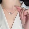 Butterfly Tassel Necklace Temperament Fashion Female Cold Wind Ins Stainless Steel Collarbone Chain