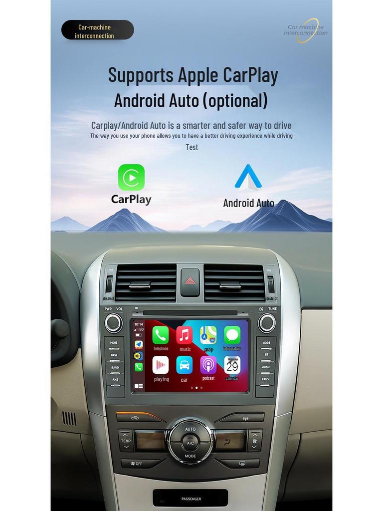 7 To 9-Inch Volkswagen Universal Car Navigation System with Button Controls, Android GPS All-in-One