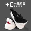 Cartoon shark cotton slippers men's autumn and winter new cute thick bottom home warmth couple bag head slippers women