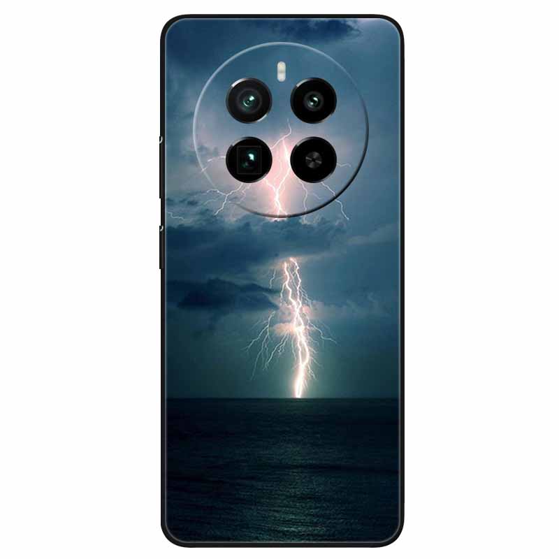 For Realme 12 4G Case Black Silicone Lovely Cute Soft TPU Phone Cases On Realme12 4G Protect Bumper Cover Shell Coques 6.67''