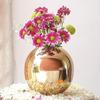 Metal Ball Vase for Home Decor|Round Flower Pot for Bedroom Living Room Office Wedding| | Best Gift |