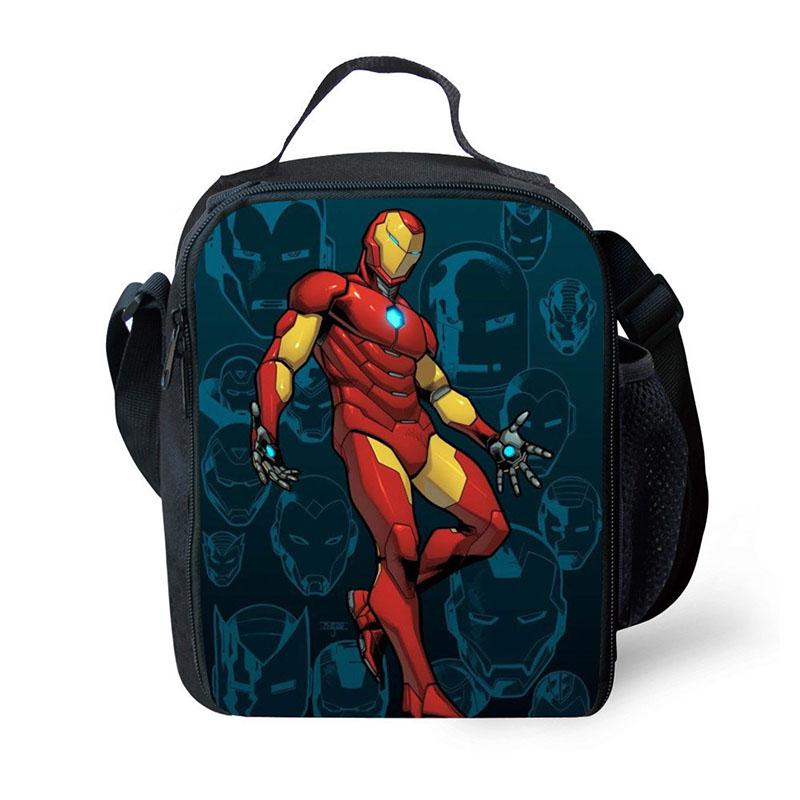 Spiderman Lithe 3d Printing Insulated Lunch Bag With Large Capacity For Kids