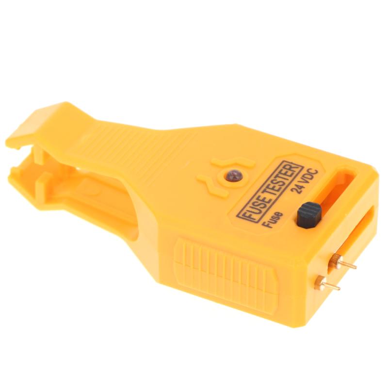 Automotive Fuse Tester 1Pcs 24V DC with Visible LED Indicator Non Slip Grip Practical Tool for Car Owners Use