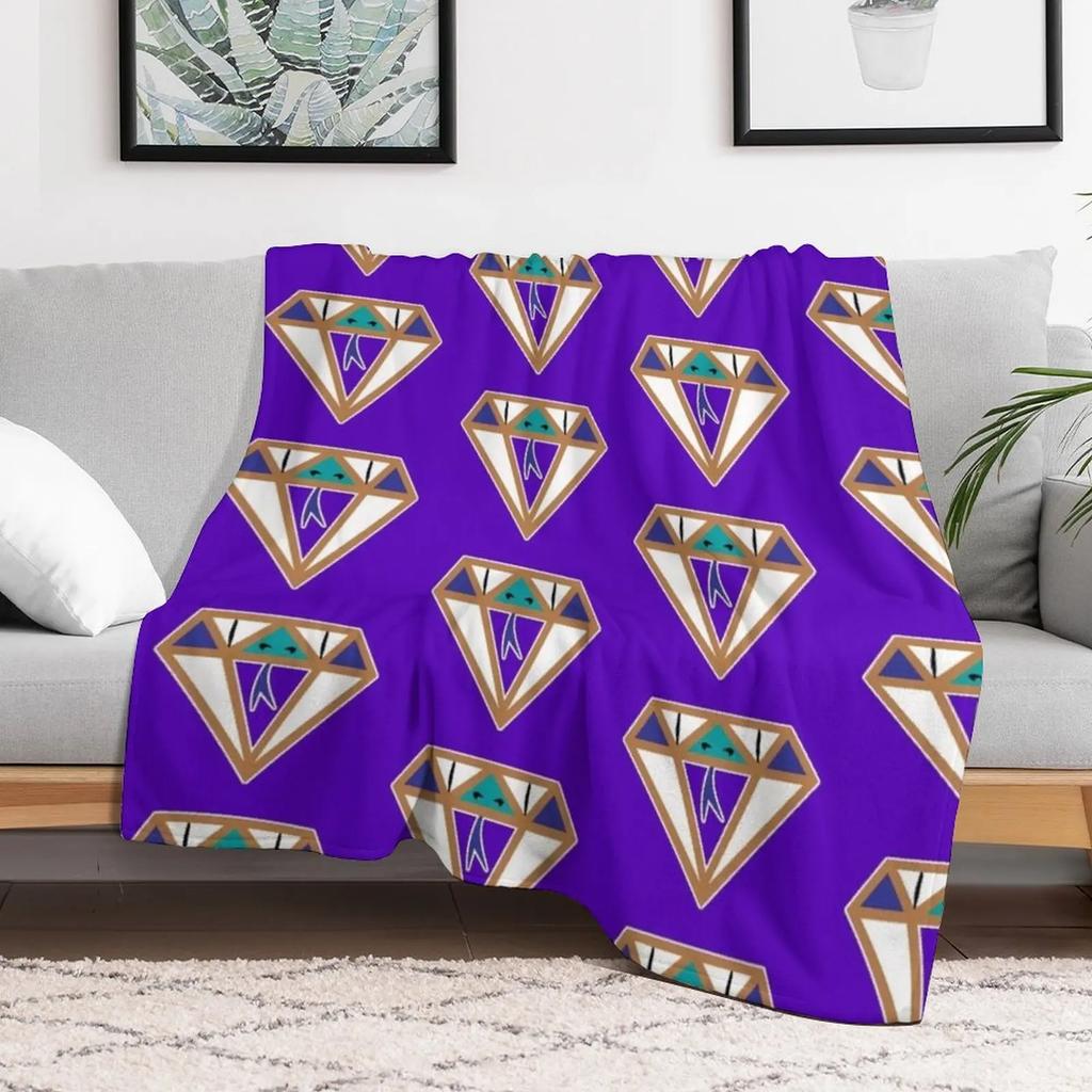 Diamond Head Throwback Colors Throw Blanket Outdoor Soft Blanket for Picnic Beach Camping